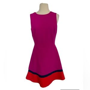 Belle Badgley Mischka Dress Color block A-line Size 6